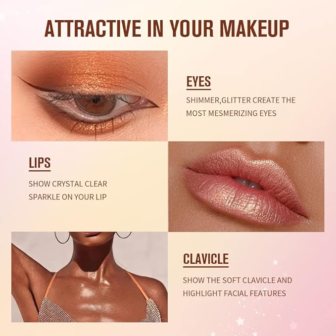 Liquid Highlighter - Luminous Finish Light Liquid Luminizer Makeup Enhanced with Pearl Particles & Botanical Blend, Weightless Dewy Glow for Radiant Skin, Vegan, Cruelty-Free (#03 Rose gold)