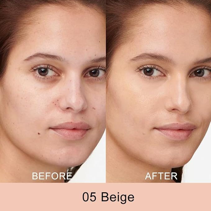 Kaely Color Correcting Concealer,Cream Pot Concealer Full Coverage,under Eye Concealer Palette for Conceals Dark Circles,Waterproof Foundation Face Makeup,05 Beige