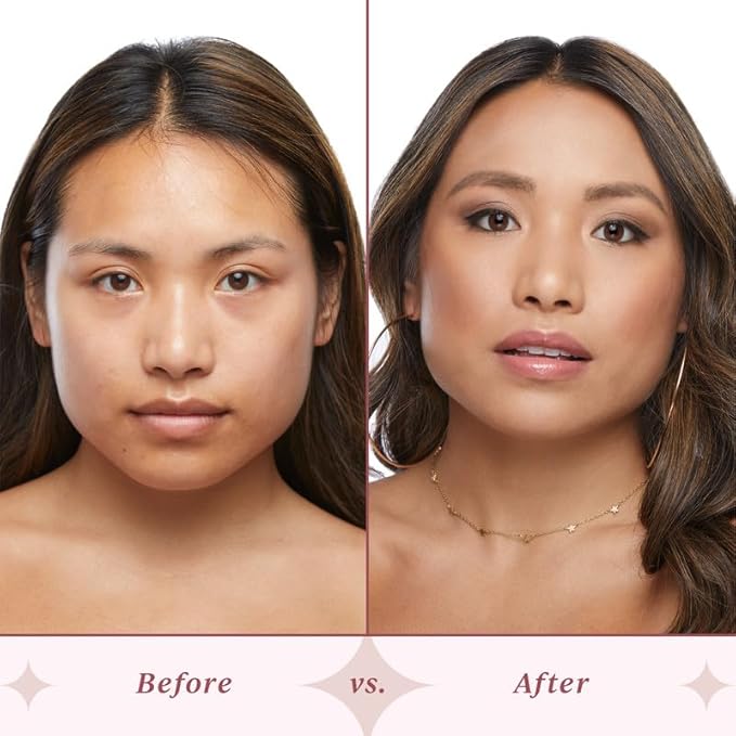 Foundation for Light to Full Coverage - Mousse Liquid Makeup Foundation for Uneven Skin Tone - Diverse Skin Types Mature, Dry, Oily - Oil-free, Cruelty-free (Medium Tan)