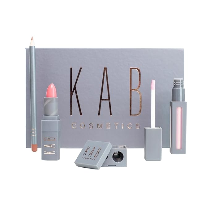 KAB Cosmetics Lip Kit (Peach Cobbler)