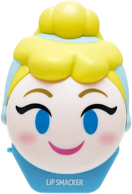 Lip Smacker Disney Cinderella Emoji Lip Balm Flavored, Bibbity Bobbity Berry, Clear, For Kids