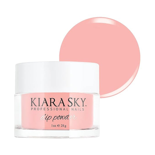 Kiara Sky Long Lasting Nail Dip Powder Pink Tones 1 oz, Love At Frost Bite