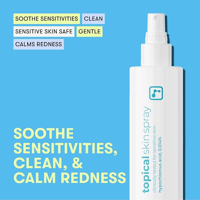 BRIOTECH Topical Skin Spray, Hypochlorous Acid for Sensitive Skin, HOCl Facial Mist, Full Body Support Against Irritation, Calm Redness, Soothe Foot & Scalp, 1 Gallon Refill (2 Pack)