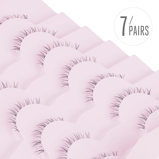Eyelashes False Bottom Lashes Lower Lashes Fake Bottom Eyelashes 7 Pairs R-2