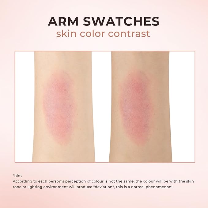 Jolilab Blush Makeup Color Changing Blush Palette Cream Blush Powder Palette Long-Lasting Hydrating Pigment High Impact Buildable Color Smooth Finish for Eyes, Lips & Cheeks(2, pink, 1)