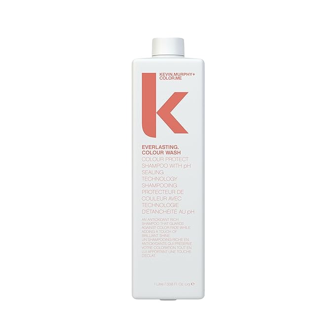 KEVIN.MURPHY EVERLASTING.COLOUR WASH - Hair Colour Shampoo - Colour Protect Hair Care - pH Balanced Shampoo - Sulphate Free -1000 mL / 8.4 fl oz