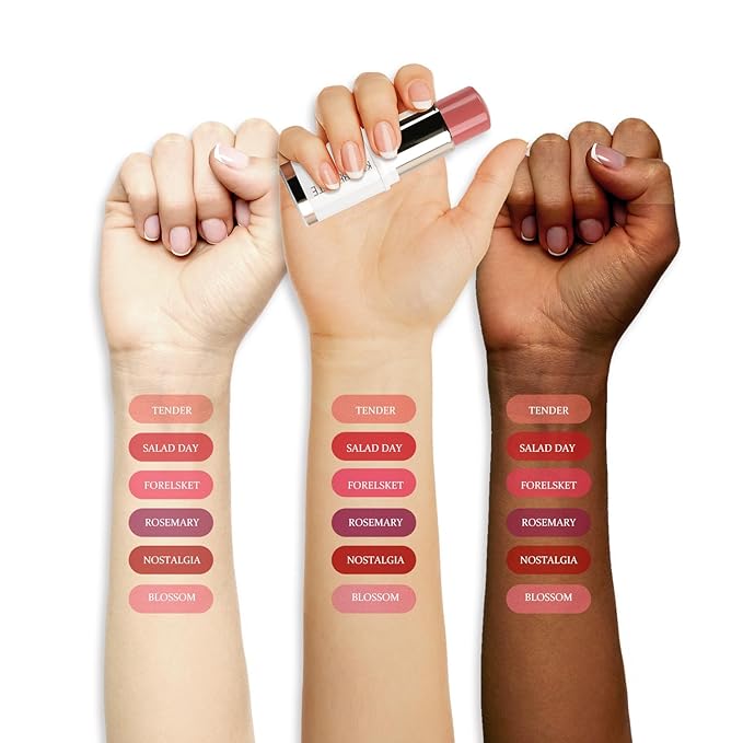 Blush Stick, Cream Blush for Cheeks and Lip Tint, Dewy Finish, Buildable & Blendable Color, Lightweight & Long-Lasting Formula | Mauve, 0.53fl.Oz