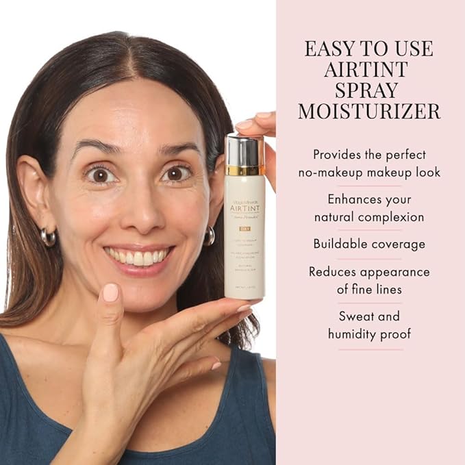 Jerome Alexander MagicMinerals AirTint Tinted Moisturizer AirBrush Spray Light Shade | Tinted Moisturizer Spray with Anti-Aging Ingredients