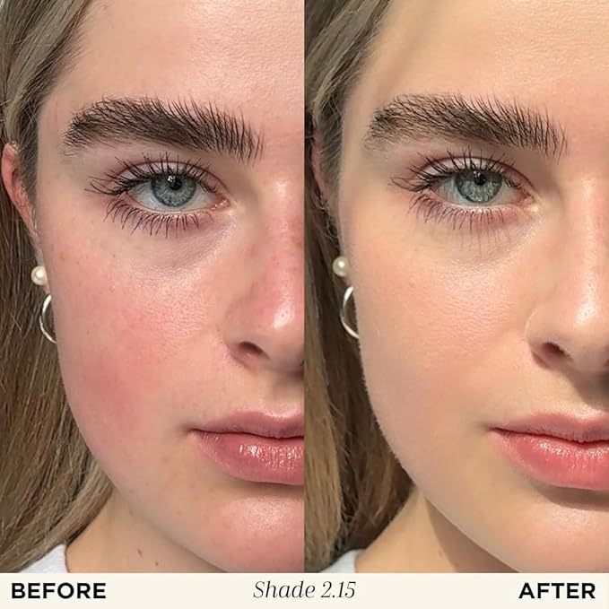 HALEYS Re-form Luminous Skin Foundation, VEGAN + CRUELTY-FREE, Blurs, Conceals, Blendable, Buildable Med-to-Full Coverage, Weightless, Oil-free, All-Day Wear, Hyaluronic Acid, All skin types (2.15)