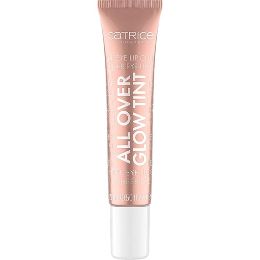 Catrice | All Over Glow Tint | Multi-Use Liquid Highlighter | Face & Body | Vitamin C, Niacinamide, Squalene, and Panthenol | Long-lasting & Lightweight | Vegan & Cruelty Free (020 | Keep Blushing)