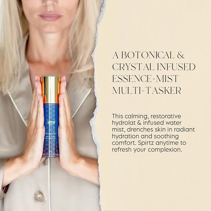 ieró Beauty Lavender, Chamomile & Frankincense Replenishing Facial Mist | Hydrating Toner | Calming, Restorative Hydrolat Essence | Strengthens Skin Barrier & Soothes Redness | Non-Comedogenic, Vegan