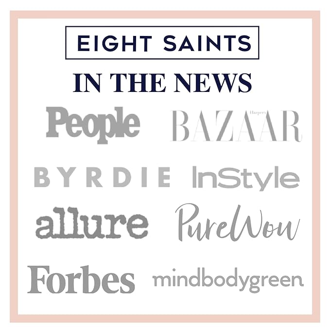 Eight Saints Vitamin C Serum For Face, Anti Aging Facial Serum, Hyaluronic Acid, Vitamin E, Organic Aloe Vera and Jojoba Oil, Hydrating & Brightening Serum for Dark Spots, Fine Lines and Wrinkles, 1oz