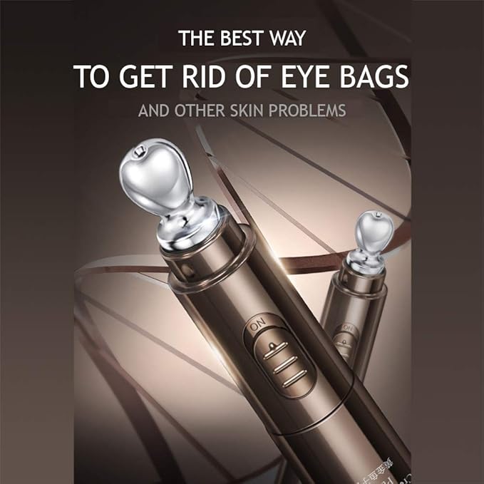 Eye Electro Vibro Purifying Cream Caviar Nettoyante Anti-Aging Removes Dark Circles Sodium Hyaluronate