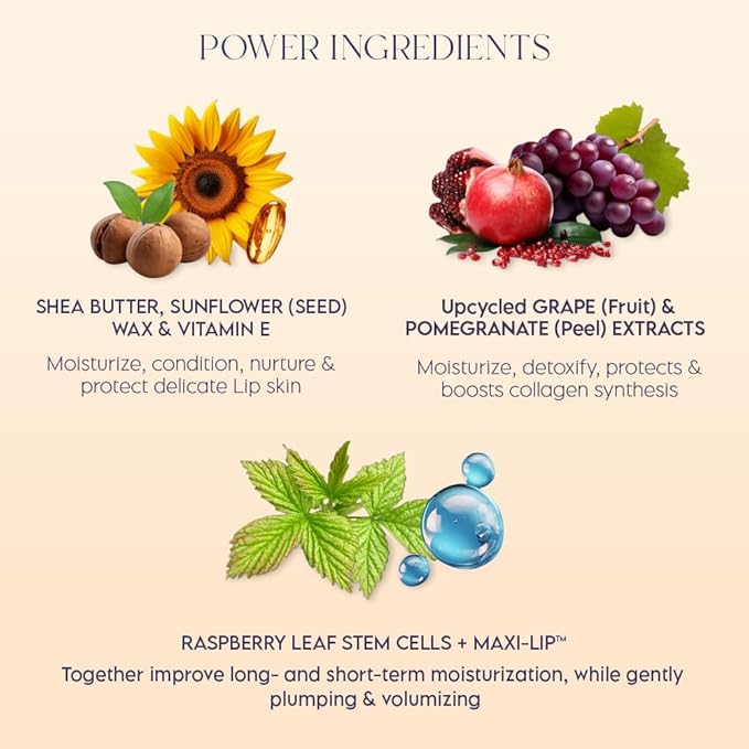 ieró Beauty Moonkissed Luminous PH Tinted Lip Balm w/Shea Butter & Vitamin E, Lip Care Moisturizer, Lip Plumper for Soft & Supple Lips, Paraben Free, Vegan, Sheer Rose w/Golden-Pink Shimmer