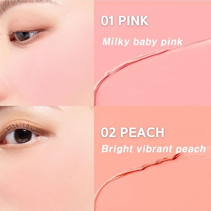 BBIA Ready To Wear Downy Cheek Cream Blush 8 Color - Creamy Blendable & Buildable Blush Dewy Texture & Matte Finish High Pigment Longlasting Lightweight Natural Face Makeup, 0.12oz (04 DOWNY LAVENDER)