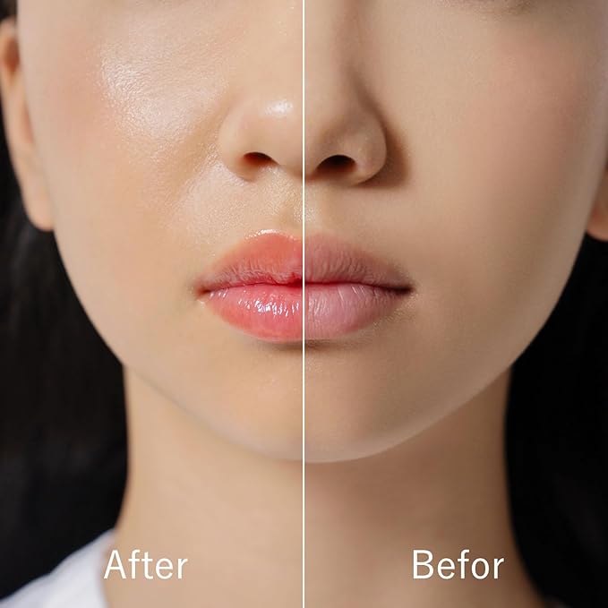 Lip Butter - Lipsafer Color Balm Reddish, Nourishing Lip Care with Cupuaçu Seed Oil & Camellia Oil, Petrolatum-Free, Dye-Free, Fragrance-Free