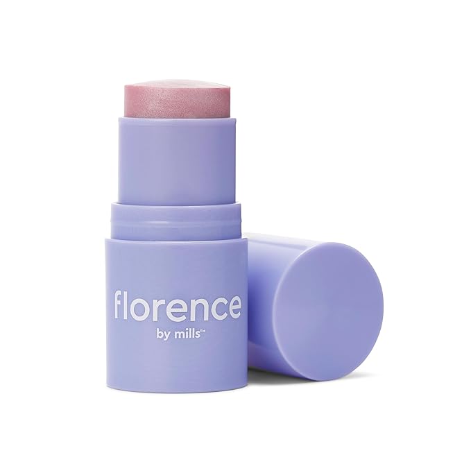 florence by mills Self Reflecting Highlighter Stick, Self Respect (pink), 0.21 oz/ 6 g