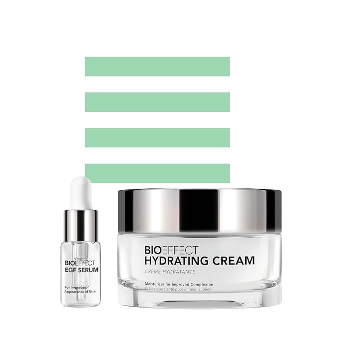 BIOEFFECT EGF Serum & Hydrating Cream with Hyaluronic Acid in a Water Based Formula for a Dramatic Moisturizing Boost, Target Wrinkles & Signs of Aging for a Glowing, Hydrated & Youthful Complexion