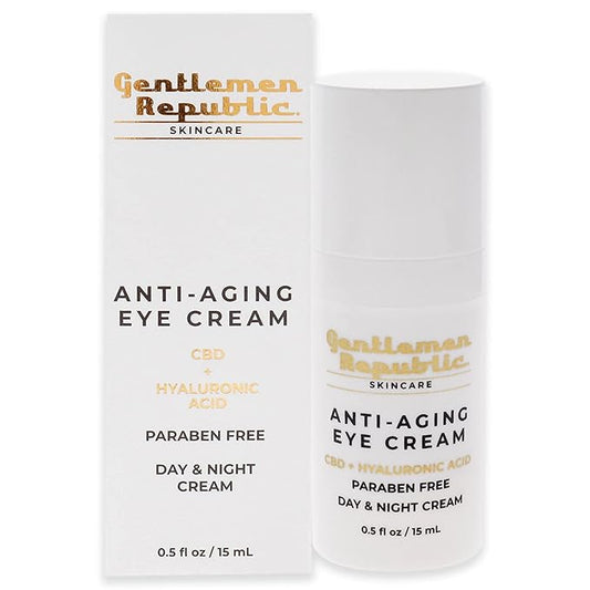 Gentlemen Republic Genuine Grooming Anti-Aging Eye Cream Men Cream 0.5 oz