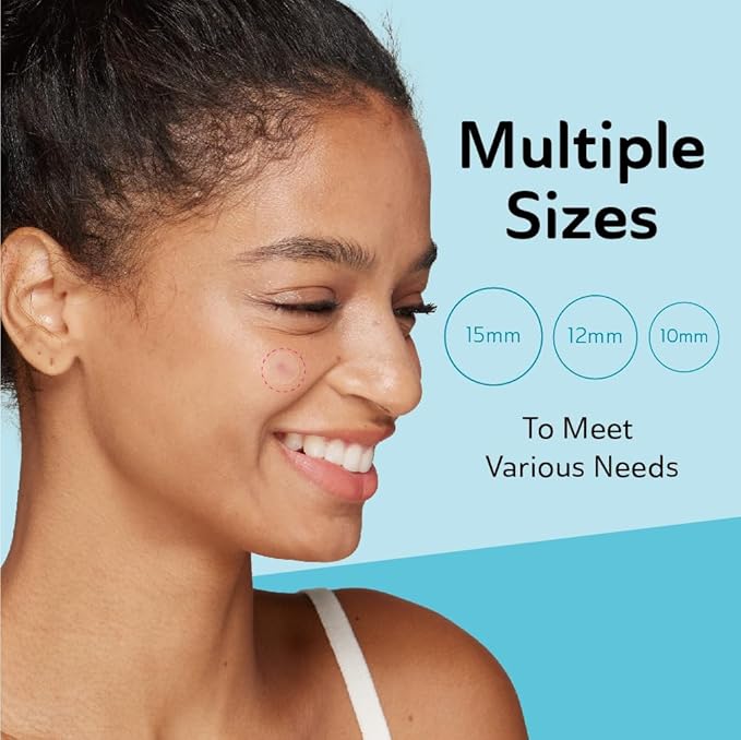 Invisible Pimple Patches for Cystic Acne - Medical Grade Hydrocolloid Acne Patches & Zit Stickers, Cystic Acne Patch for Day/Night Use - 120 Count - 3 Sizes Invisible Plus (Clear Patch)