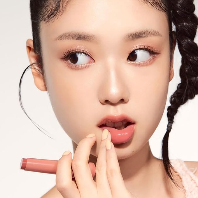 ETUDE Ginger Sugar Melting Balm Stick 04 Peanut Butter | Tinted Moisturizing Lip balm | Natural Ingredients Hydrate Ginger, Sugar, Shea Butter Moisturizing Relaxing Effect | K-Beauty