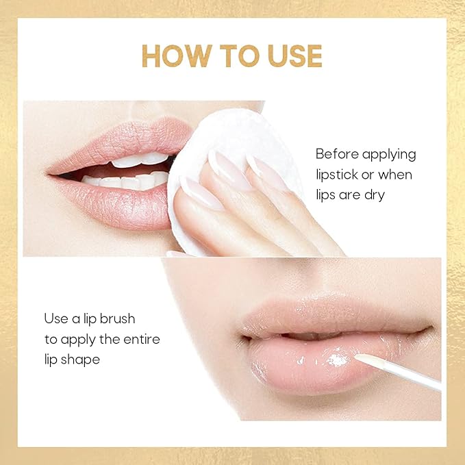KISSIO Lip Plumper,Day Lip Plumper,Lip Enhancer,Plant Extracts Plumping Lip Serum,Lip Plumping Balm,Moisturizing Clear Lip Gloss for Fuller Lips and Hydrated Beauty Lips 5.5ml (06 Clear)