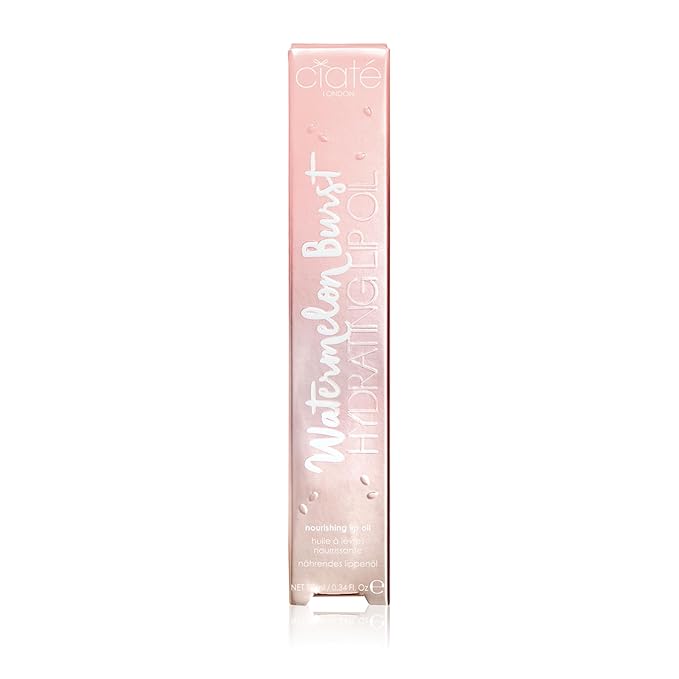 Ciaté London Watermelon Burst Hydrating Lip Oil,Nourishing, Natural Glossy Finish
