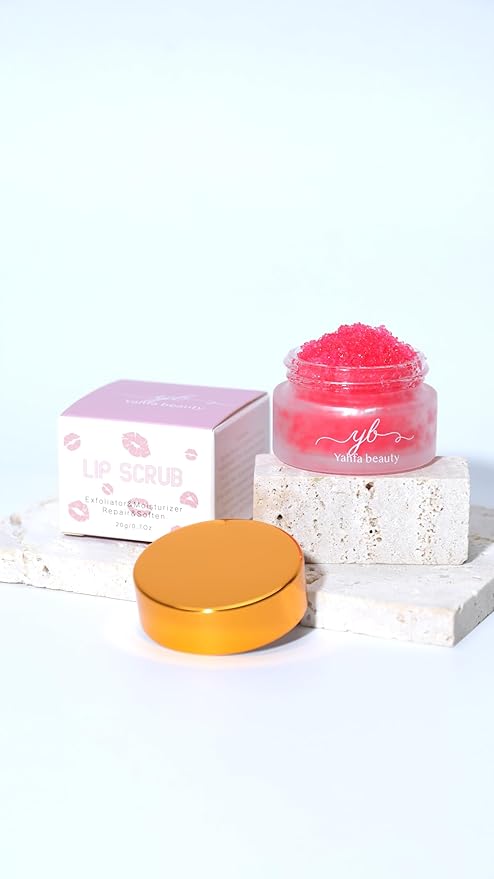 ∣ STRAWBERRY LIP SCRUB ∣ EXFOLIATOR & MOISTURIZER ∣ REPAIR & SOFTEN