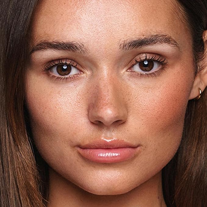 Jouer Essential Tinted Hydrating Lip Oil Gloss – Moisturizing Dry Lip Treatment Serum - Fragrance Free Tinted Lip Oil - Jojoba Seed Oil and Apricot Oil Formula