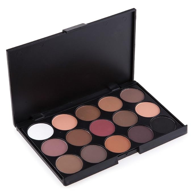 15 Colors Eyeshadow Makeup Palette Cosmetic Contouring Kit - Perfect for Professional and Daily Use