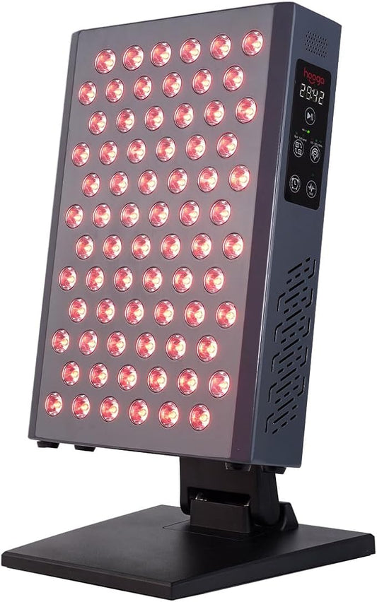 Hooga Red Light Therapy, Red Near Infrared LED Panel, 72 Quad Chip Flicker Free LEDs, Ultra Series, Clinical Grade Device for Energy, Pain, Skin, Recovery, Sleep, Performance. ULTRA360.