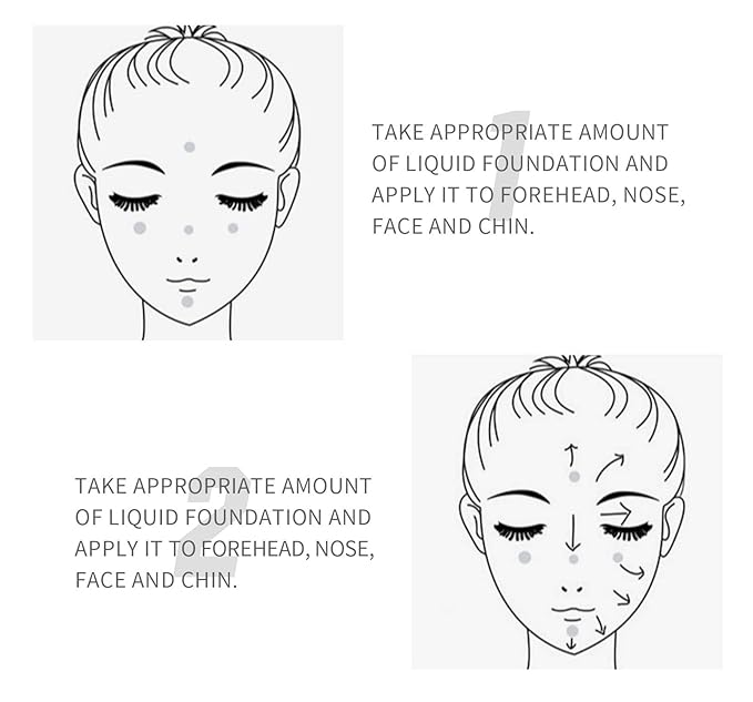 2 Pack PHOERA Foundation, Full Coverage Foundation, Flawless Soft Matte Liquid Foundation Makeup for Women.(103# Warm Peach)