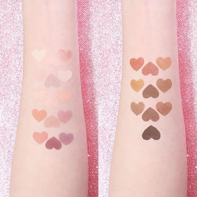 25 Colors Nude Champagne Gold Glitter Matte Shimmer Eyeshadow Palette for Eye Makeup,High Pigmented Brown Eye Shadow Primers Powder Palet de sombras de ojos