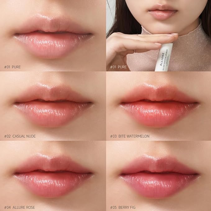All Day Essential Tinted Lip Balm 03 Bite Watermelon | Natural Gloss Balm, Moisturizing Lip Care, Deep Nourishing Plant-Based Chapstick, Lasting Hydration Lip Butter for Dry Cracked Chapped Lips
