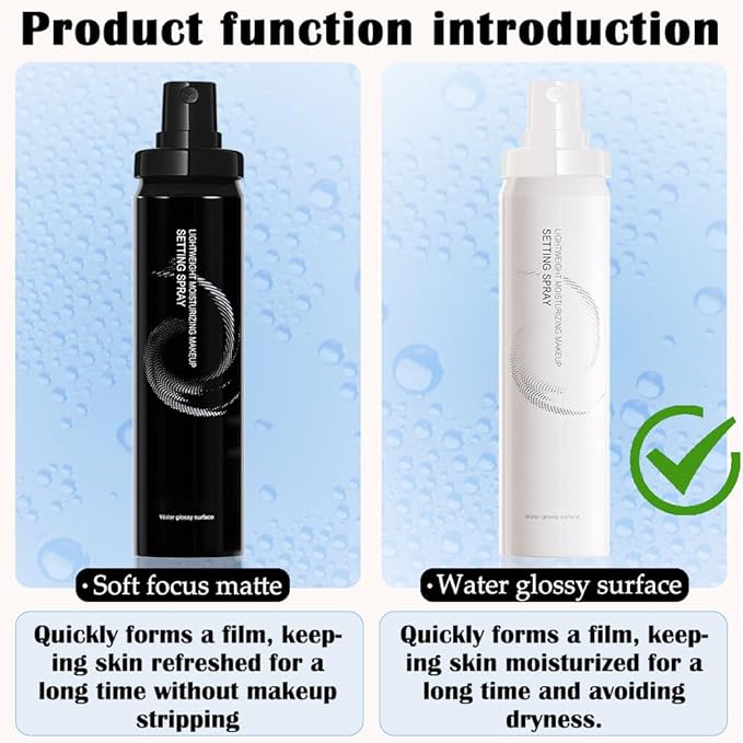 Kaely Setting Spray for Face,Dewy Finish,Waterproof Setting Spray for Makeup Long Lasting,Oil Control Face Mist,Up To 16 Hours,Vegan & Cruelty-Free