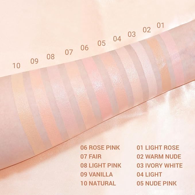 evpct 2Pcs under Eye Corrector Brightener Concealers for Older Women Dark Circles, under Eye Cream Pot Concealer Full Coverage Peach Color Corrector Makeup, Nourishing Waterproof, 07# Fair