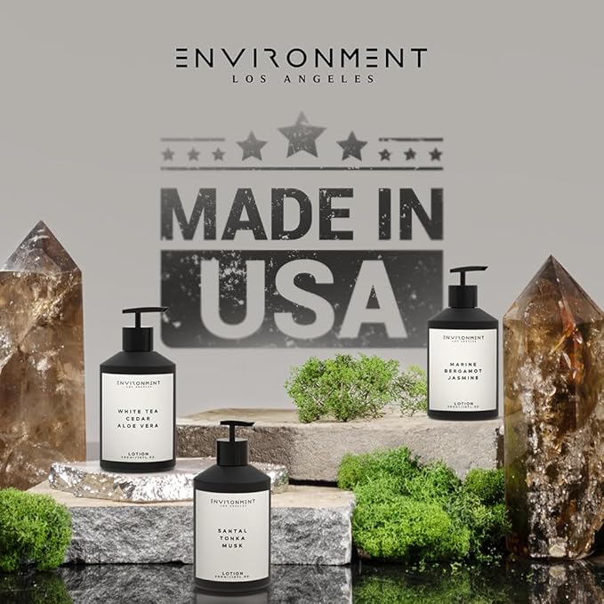 ENVIRONMENT Inspired by 5-Star Hotels DBCH Lotion, 300ml Luxury Scented Lotion (Green Tea | Orange | Lemongrass) Bathroom Luxury, Men & Women High-End Body Lotion, Hand Cream, Dry Skin Treatment