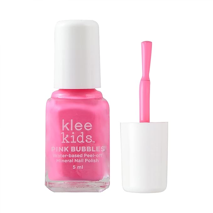 Luna Star Naturals Klee Kids Deluxe Play Makeup Kit. Gentle and Non-Toxic. Made in USA. (Pink Bubble Fairy)