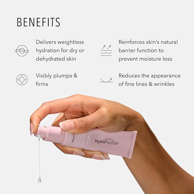 HydroPeptide Daily Drench, Hyaluronic Acid Peptide Booster Serum, Anti-Aging Face, 1 Ounce