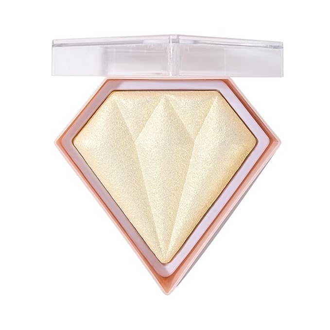 Face Highlighter Luminizers Highlighter powder Translucent Setting Powder High Definition Powder for All Skin Types and Skin Tones(N02)