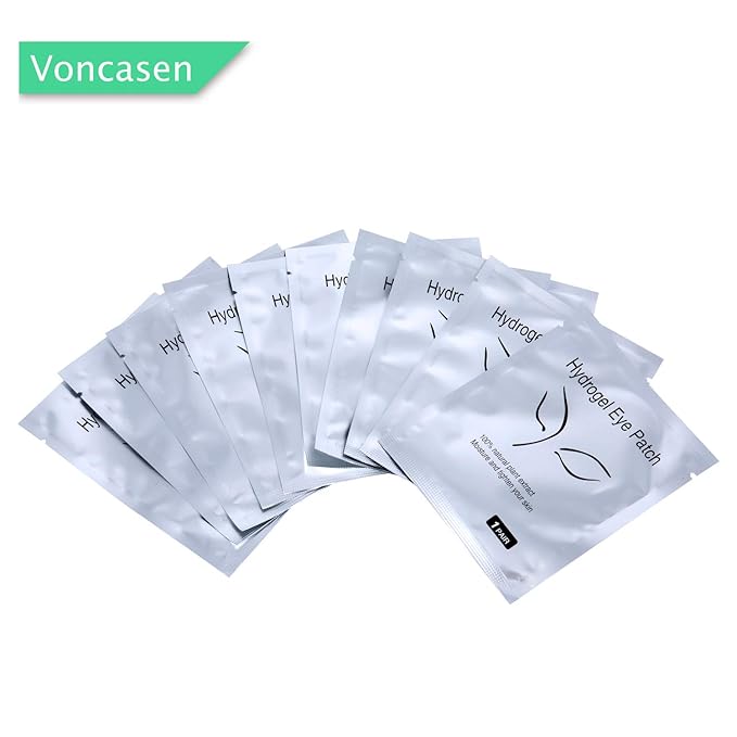 100 Pairs Set,Under Eye Pads,Comfy and Cool Under Eye Patches Gel Pad for Eyelash Extensions Eye Mask Beauty Tool