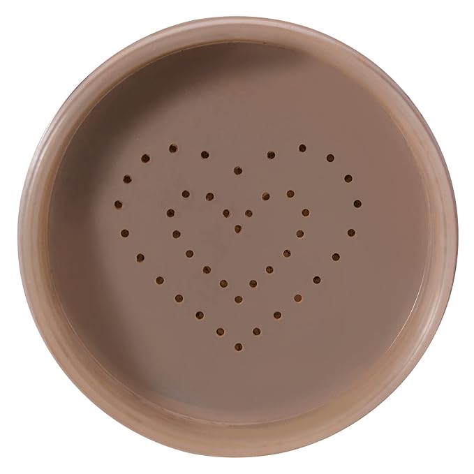 Kimchi Chic Beauty Puff Puff Pass Set and Bake Powder, Loose Face Powder with Extra Fluffy Setting Powder Puff, Soft Brown Face Makeup for Uneven Skin Tone, 08 Chocolate