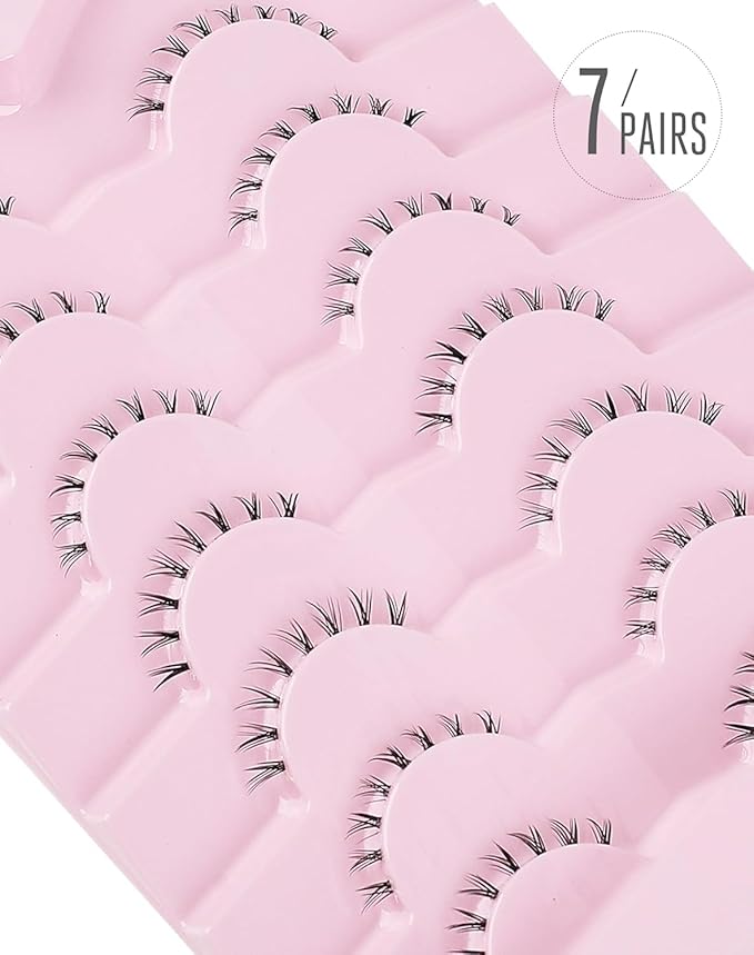 Bottom Lashes Bottom Eyelashes False Lower Lashes Fake Bottom Eyelashes 7 Pairs Bottom-3