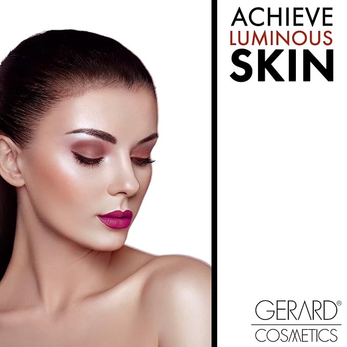 Makeup Highlighter Palette Trio (Starstruck) by Gerard Cosmetics | Vegan Powder Highlighter Makeup Palette with Three Luminous Shades | Cruelty Free and Made in the USA