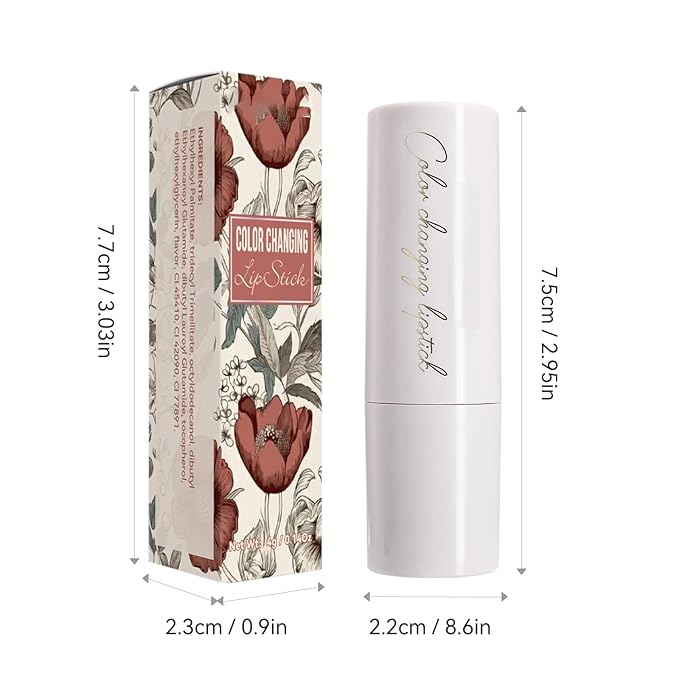 Magic Color Changing Lipstick, pH Lip Balm Glitter Shimmer Lipstick Plumping Glimmer Glow Jelly Lipstick, Hydrating Lasting Nourishing Moisture Lip Care Temperature Color Change Lip Gloss (4#)