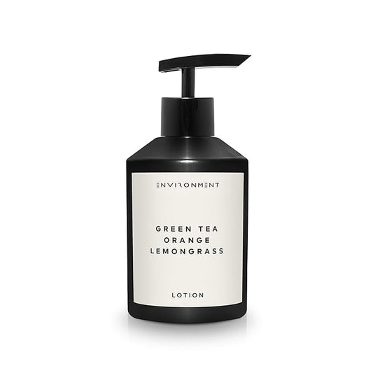 ENVIRONMENT Inspired by 5-Star Hotels DBCH Lotion, 300ml Luxury Scented Lotion (Green Tea | Orange | Lemongrass) Bathroom Luxury, Men & Women High-End Body Lotion, Hand Cream, Dry Skin Treatment