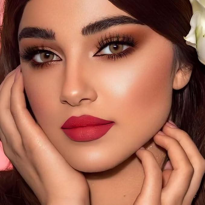 Lip Stain, Waterproof lip tint, Matte Color Look, Longlasting All Day Wear Lip Color, Smudge Proof Natural Finish, Precise Chisel Tip Marker,non sticky lip gloss,kiss proof lip color 04#