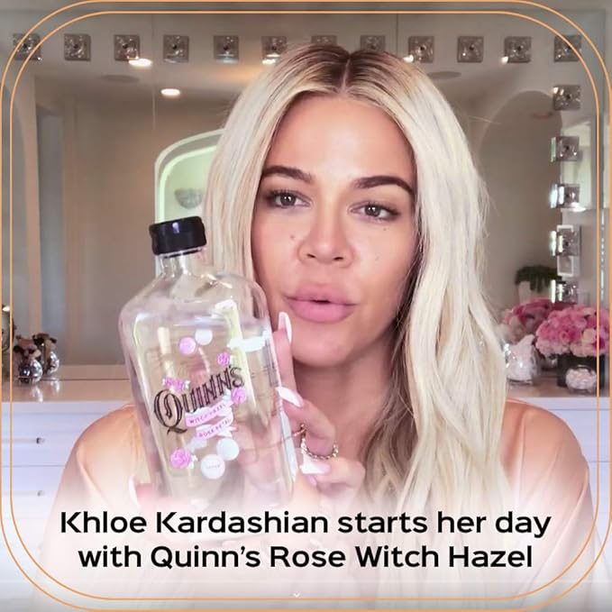 Quinn’s Rose Water - Hydrating Facial Toner Spray, Rosewater for Hair, Skin & Face Mist, 8 Ounce