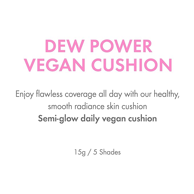 Amuse SEOUL DEW POWER VEGAN CUSHION [REFILL] | Dewy, glow, long-lasting, clean beauty, lightweight, natural look, foundation for sensitive skin, hydrating cushion ([REFILL] 03 HONEY)