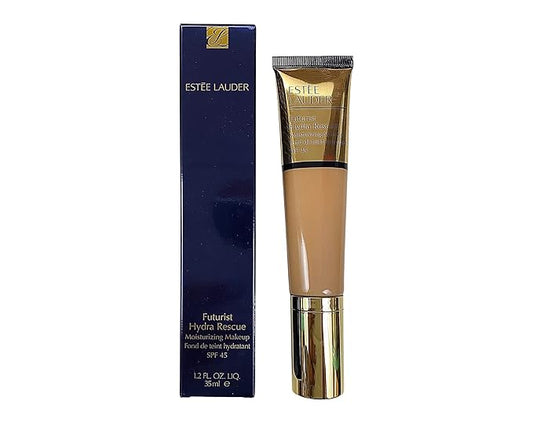 Estée Lauder Futurist Hydra Rescue Moisturizing Foundation SPF 45, 12 Hour Glow, 1.2 oz., 1W2 Sand